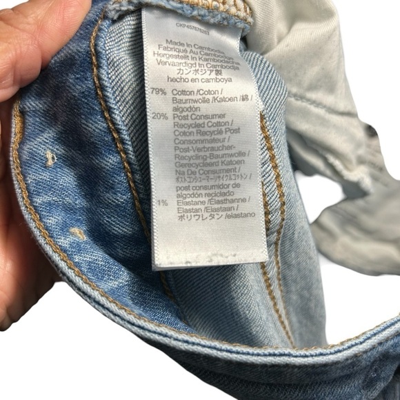Madewell Curvey Perfect Vintage Distressed Jeans Sz 25P - Picture 9 of 14